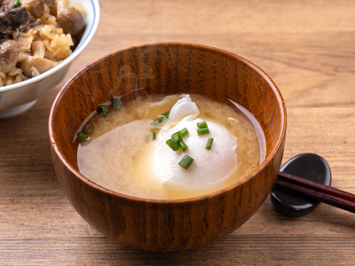 お味噌汁に入れてv